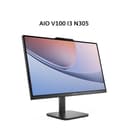 LENOVO AIO V100 I3 N305 16GB 512GB W11+OHS 23.8FHD IPS 3Y BLK -6RID - Image 1