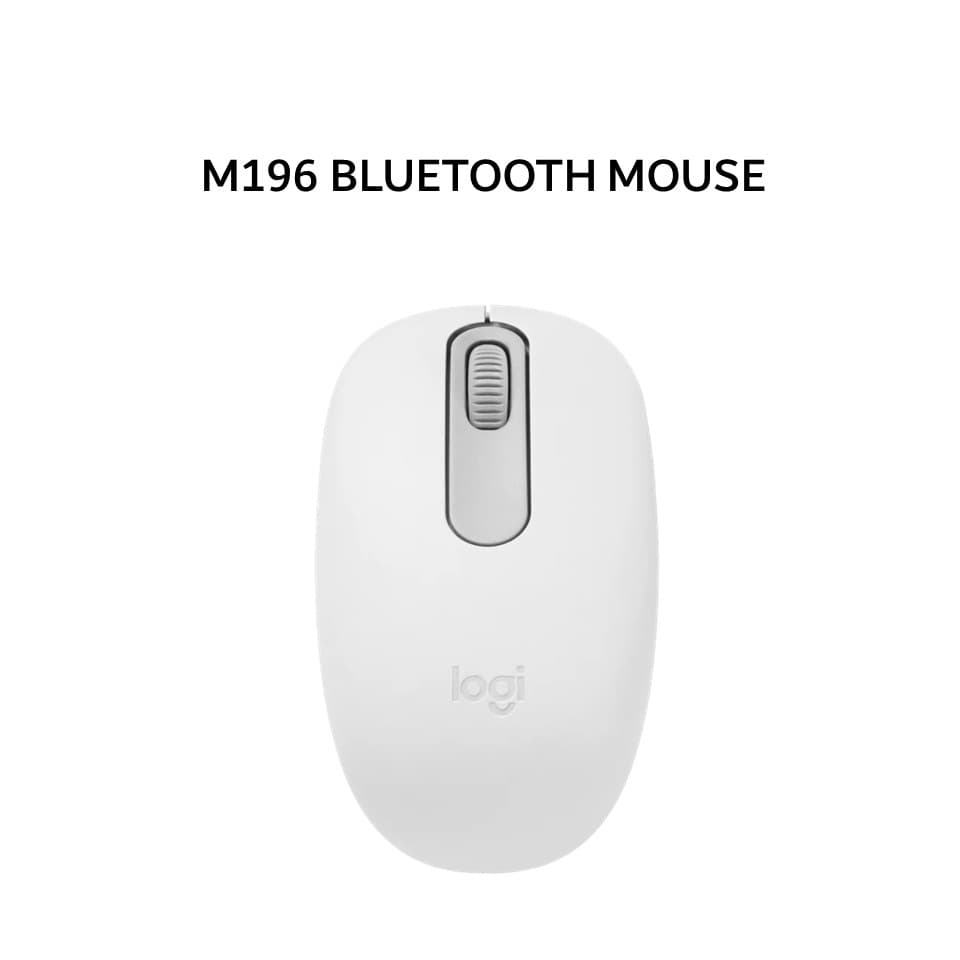 LOGITECH M196 BLUETOOTH MOUSE WHITE