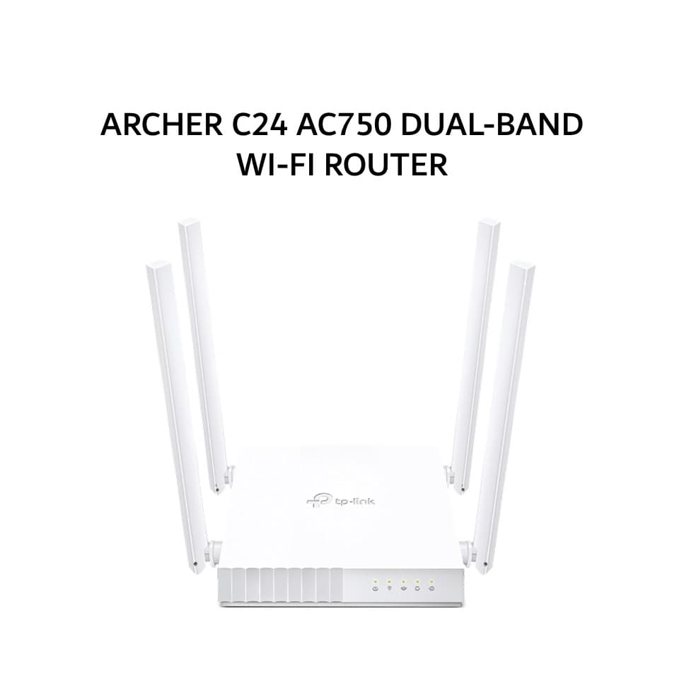 TP-LINK ARCHER C24 AC750 DUAL-BAND WI-FI ROUTER