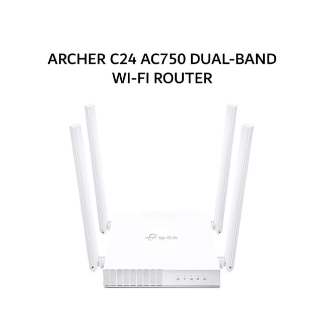 TP-LINK ARCHER C24 AC750 DUAL-BAND WI-FI ROUTER