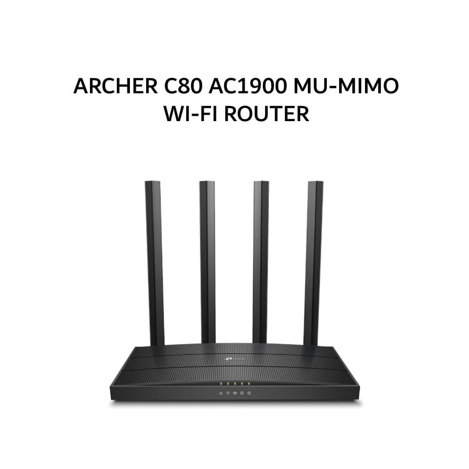 TP LINK ARCHER C80 AC1900 MU-MIMO WI-FI ROUTER