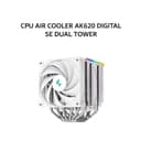 DEEPCOOL CPU AIR COOLER AK620 DIGITAL SE DUAL TOWER (2X 120MM WHITE FANS + 6 HEATPIPES + DIGITAL DISPLAY) WHITE 3Y - Variant 1