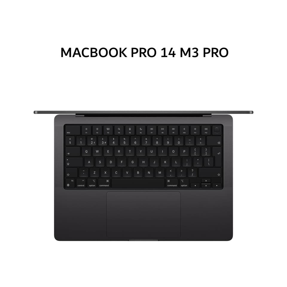 APPLE MACBOOK PRO 14 M3 PRO 14C GPU 18GB 512GB 11C CPU 14.0 SPACE BLK -MRX33ID
