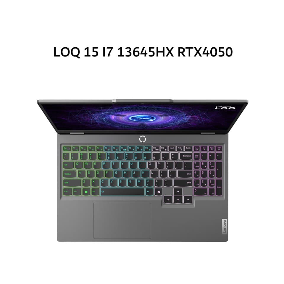 LENOVO LOQ 15 I7 13645HX RTX4050 6GB/ 16GB 512GB W11+OHS+M365B 15.6FHD IPS 144HZ 100SRGB RGB 2Y PREM+2ADP GRY -G5ID