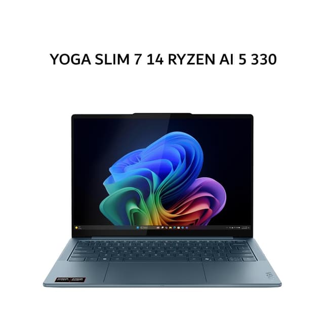 LENOVO YOGA SLIM 7 14 RYZEN AI 5 330 16GB 512GB W11+OHS+M365B 14.0WUXGA OLED 3Y PREM+3ADP TEAL -AJID