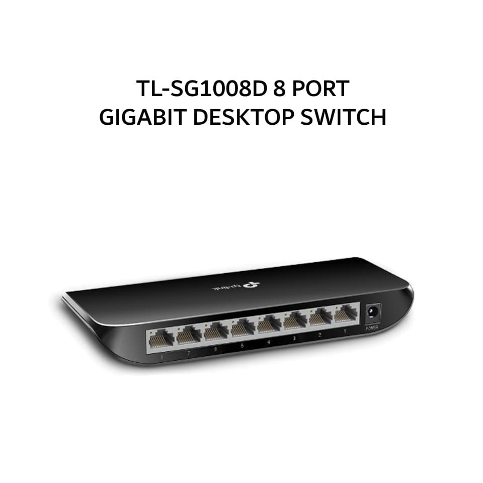 TP-LINK TL-SG1008D 8 PORT GIGABIT DESKTOP SWITCH