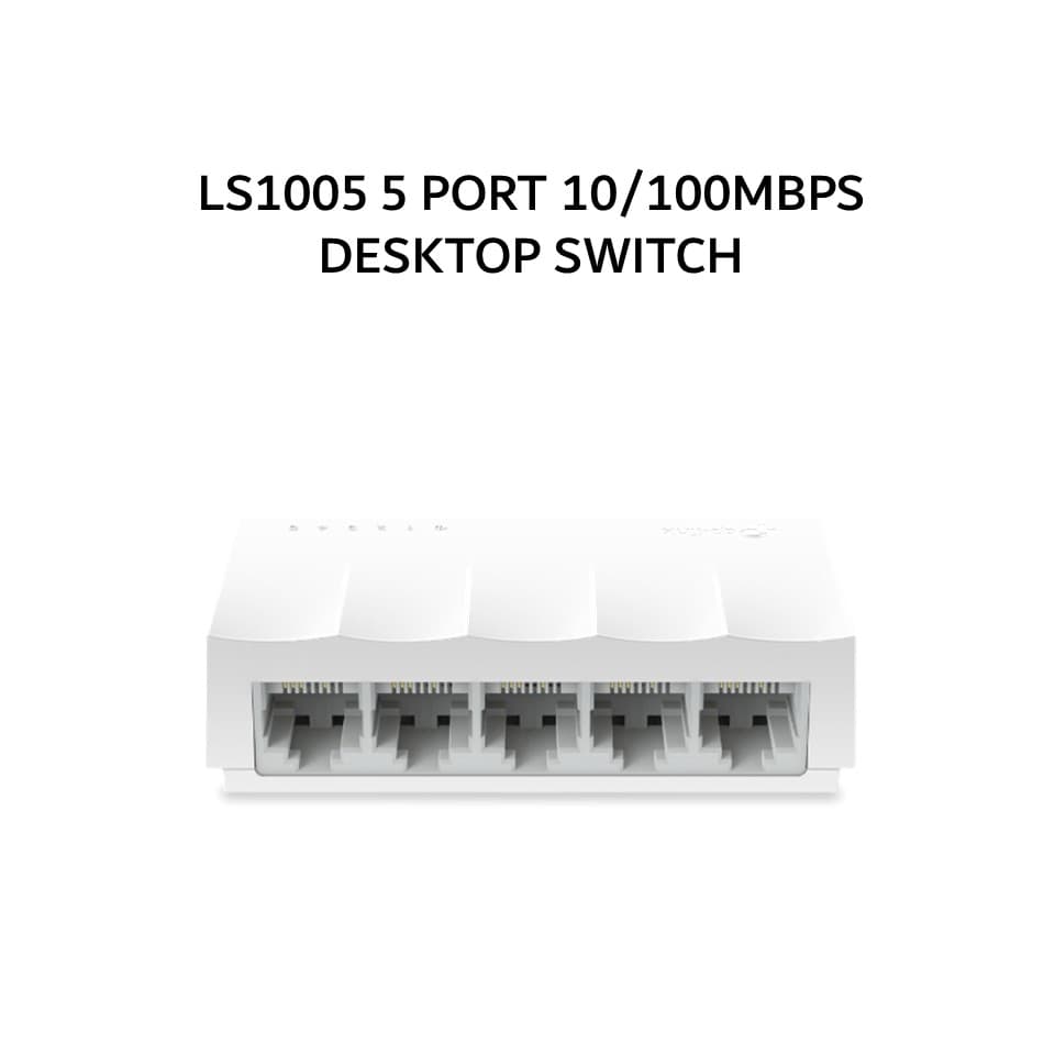 TP LINK LS1005 5 PORT 10/100MBPS DESKTOP SWITCH