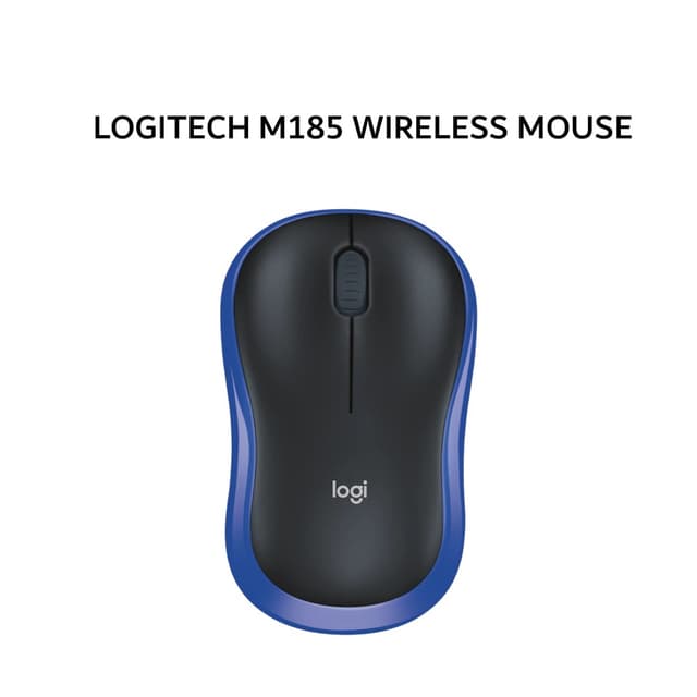 LOGITECH M185 MOUSE BLUE