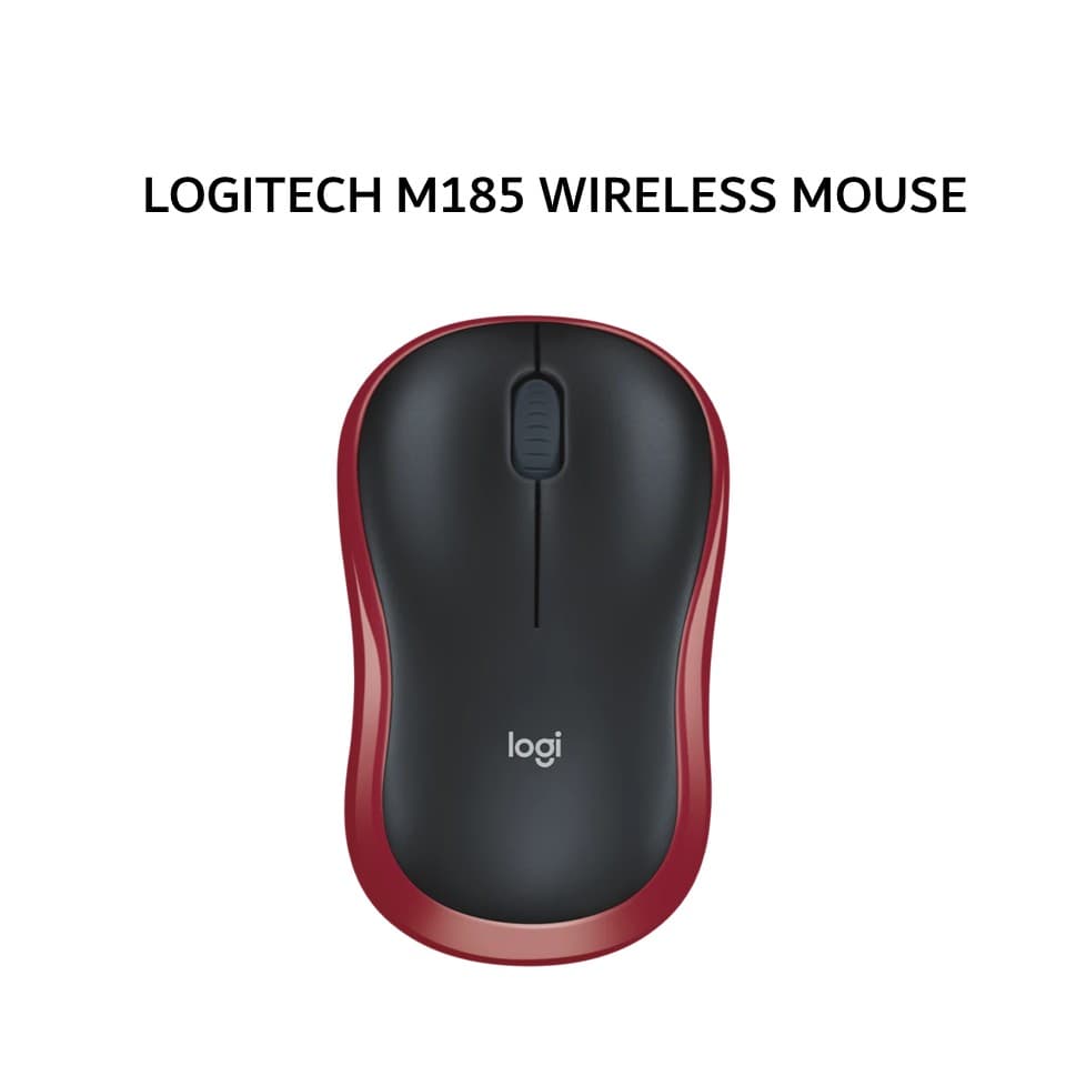 LOGITECH M185 MOUSE RED