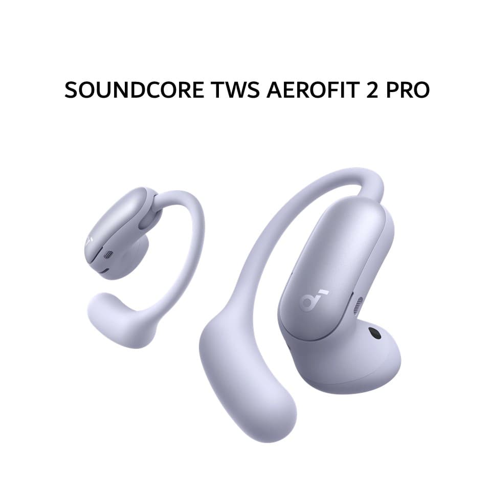 ANKER SOUNDCORE TWS AEROFIT 2 PRO LDAC OPEN EAR BLUETOOTH 6.1 - A3875 - PURPLE