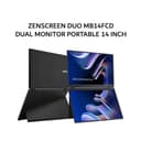 ASUS DUAL MONITOR PORTABLE 14 INCH ZENSCREEN DUO MB14FCD IPS FHD 1200P WUXGA 5MS 60HZ HDR10 MINI HDMI+USB C FOLDABLE VGA HDMI 3Y SERVICE + 1Y AADP - Image 1
