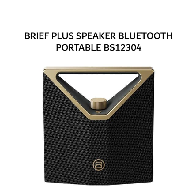 BUGANI BRIEF PLUS SPEAKER BLUETOOTH 5.4 PORTABLE BS12304 - BLACK GOLD