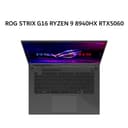 ASUS ROG STRIX G16 G614PM RYZEN 9 8940HX RTX5060 8GB/ 16GB 512GB W11+OHS+M365B 16.OWQXGA 300HZ 100DCIP3 (BOX MOU) GRY -R9N56T5G-HM - Image 1