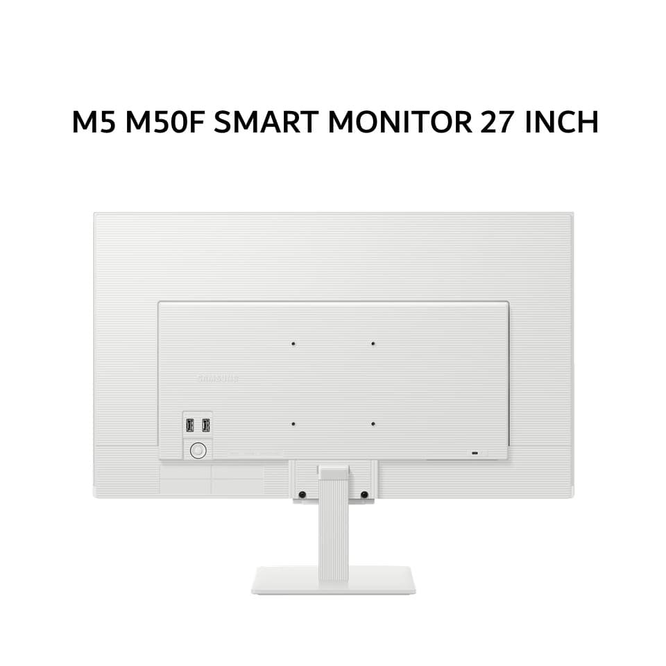 SAMSUNG SMART MONITOR 27 INCH M5 M50F IPS FHD 1080P 5MS 60HZ HDR10 HDMI BLUETOOTH BUILT-IN SPEAKER TIZEN OS TILT 3Y - LS27FM501EEXXD