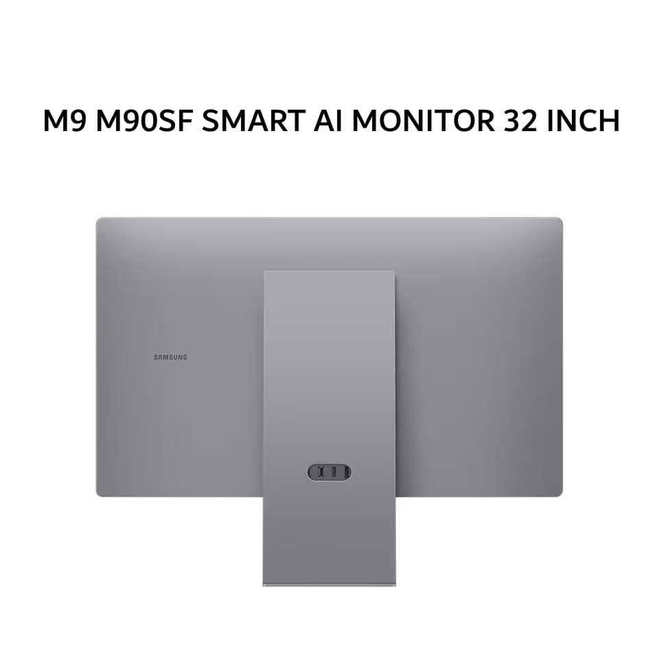 SAMSUNG SMART AI MONITOR 32 INCH M9 M90SF QD-OLED UHD 4K 2160P 0.03MS 165HZ HDR10+ HDMI+DP USB-C BLUETOOTH BUILT-IN CAMERA SPEAKER TIZEN OS