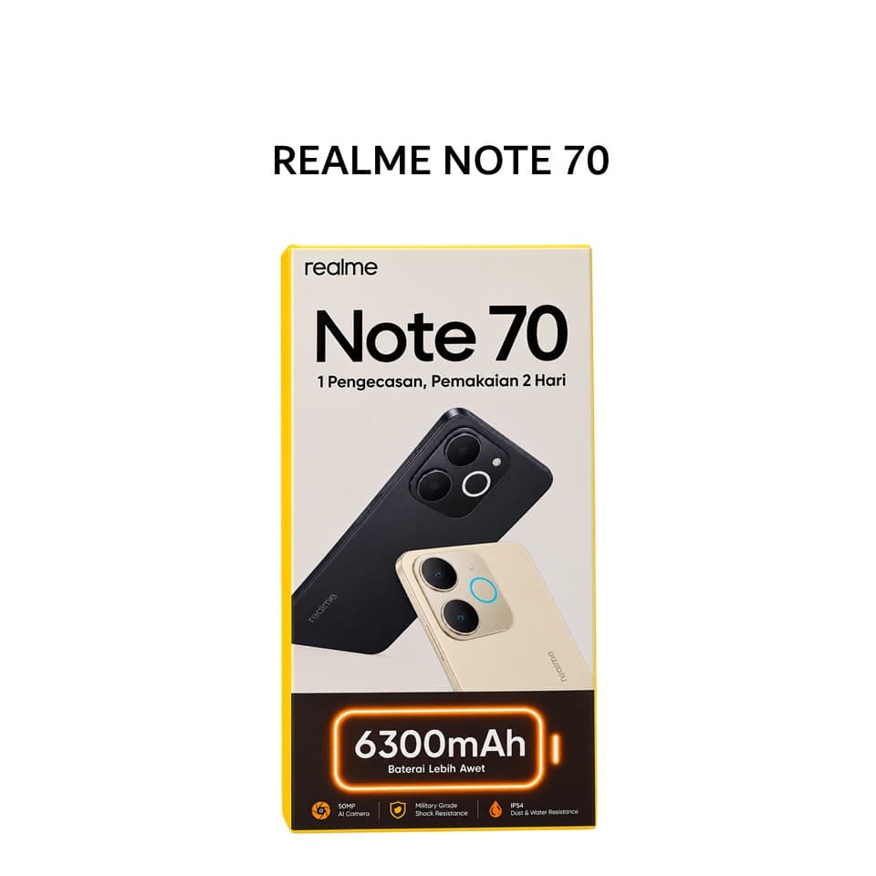 REALME NOTE 70 4GB 128GB OBSIDIAN BLACK