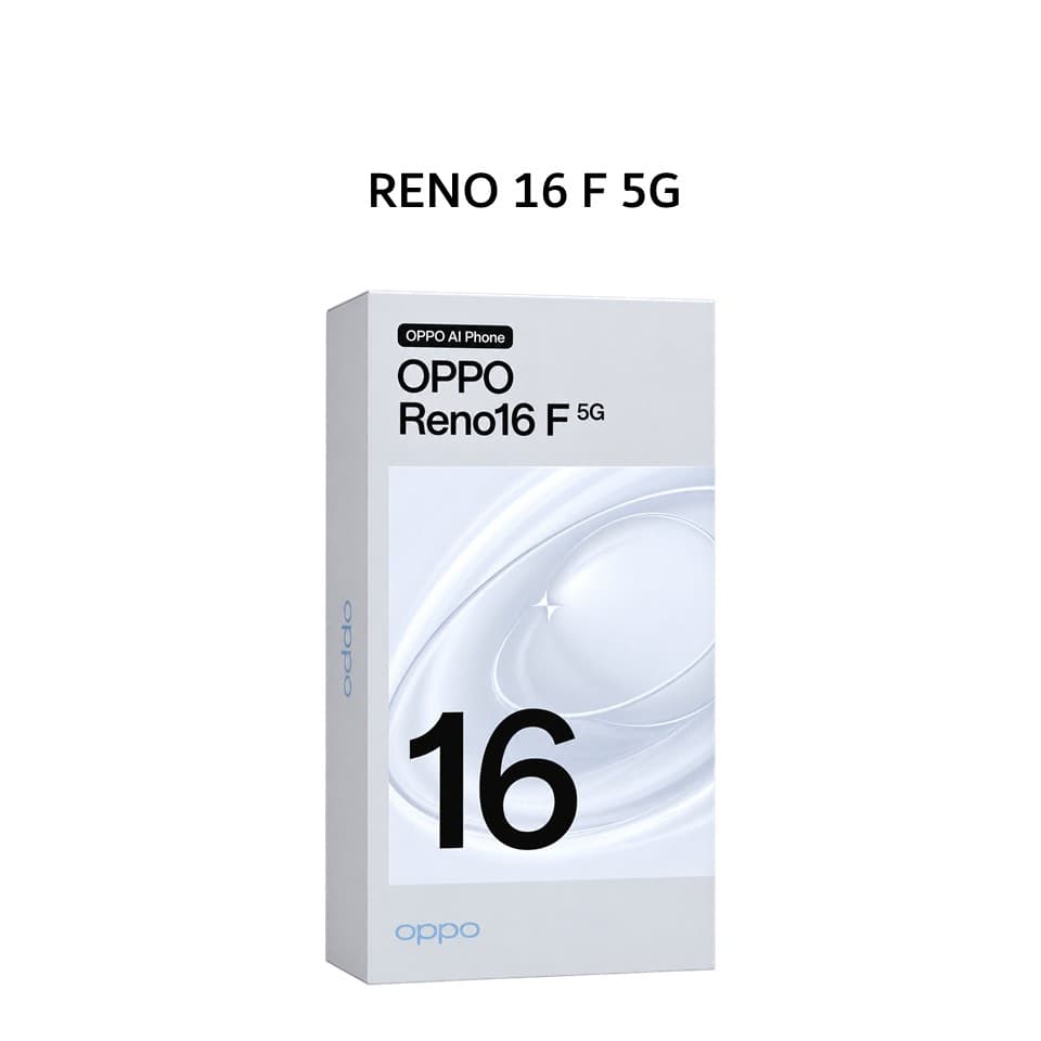 OPPO RENO 16 F 5G 8GB 128GB POP WHITE (BOXCHA+CAS+SCR)