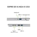 ACER ASPIRE GO 14 AG14 I3 1315 8GB 512GB W11+OHS+M365B 14.0WUXGA IPS SLV -72P.3L51 - Image 3