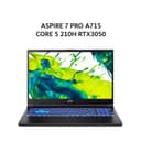 ACER ASPIRE 7 PRO A715 CORE 5 210H RTX3050 4GB/ 16GB 512GB W11+OHS+M365B 15.6FHD 144HZ BLK -59G.593X - Variant 1