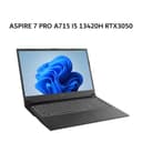 ACER ASPIRE 7 PRO A715 I5 13420H RTX3050 6GB/ 16GB 512GB W11+OHS+M365B 15.6FHD IPS 144HZ BLK -59G.516S - Image 1