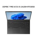 ACER ASPIRE 7 PRO A715 I5 13420H RTX3050 6GB/ 16GB 512GB W11+OHS+M365B 15.6FHD IPS 144HZ BLK -59G.516S - Image 2