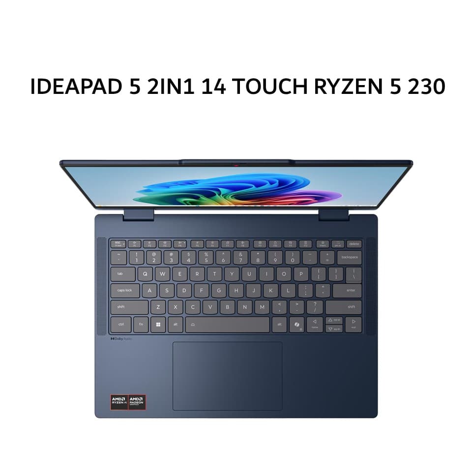 LENOVO IDEAPAD 5 2IN1 14 TOUCH RYZEN 5 230 16GB 512GB W11+OHS+M365B 14.0WUXGA PEN 2Y PREM+2ADP (BOX BP) BLU -1LID