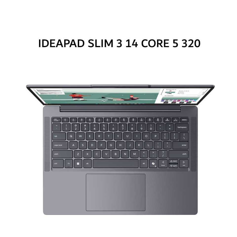 LENOVO IDEAPAD SLIM 3 14 CORE 5 320 16GB 512GB W11+OHS+M365B 14.0WUXGA BLIT 2Y PREM+2ADP (BOX BP) GRY -1QID
