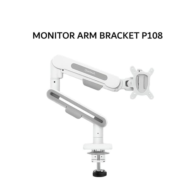 OXIMUS MONITOR ARM BRACKET P108 WHITE GREY