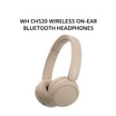 SONY WH-CH520 / WH CH520 WIRELESS ON-EAR BLUETOOTH HEADPHONES - BEIGE - Variant 1