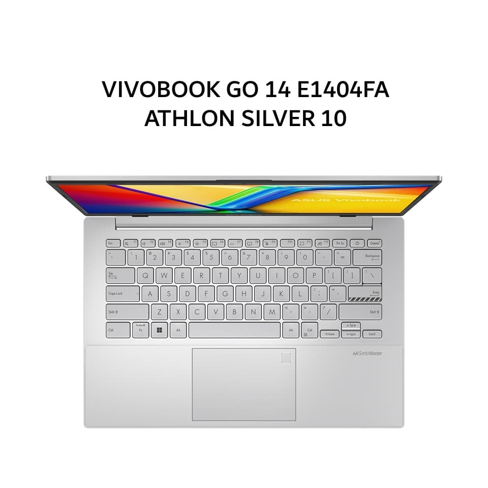 ASUS VIVOBOOK GO 14 E1404FA ATHLON SILVER 10 8GB 256GB W11+OHS+M365B 14.0FHD SLV -VIPSA823M