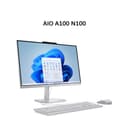 LENOVO AIO A100 N100 8GB 512GB W11+OHS 23.8FHD IPS 1Y GRY -11ID - Image 1