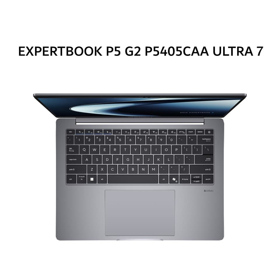 ASUS EXPERTBOOK P5 G2 P5405CAA ULTRA 7 356H 16GB 512GB W11+OHS+M365B 14.0WQXGA 3Y GRY -NZ7150WS