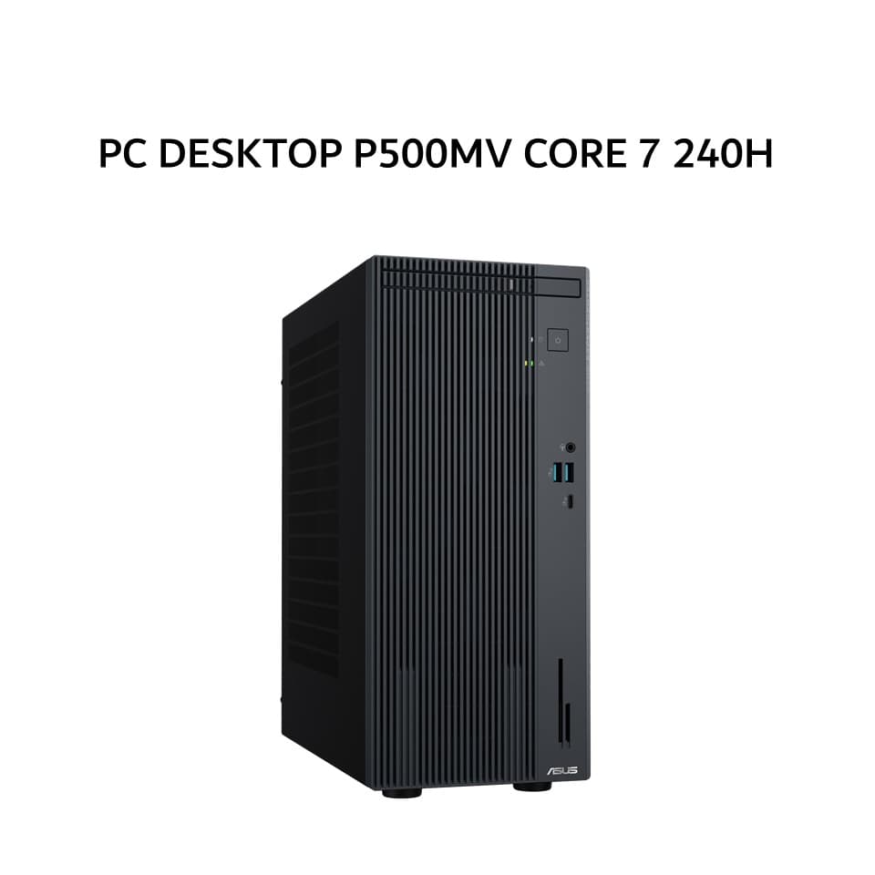 ASUS PC DESKTOP P500MV CORE 7 240H GT1030 2GB/ 16GB 512GB W11+OHS 2Y ONSITE (1YADP) GRY -7850332WS.P14 +LED 21.5