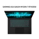 GIGABYTE GAMING A16 GA63H RYZEN 7 260 RTX5050 8GB/ 16GB 512GB W11+OHS 16.0WUXGA 165HZ RGB 2Y+2ADP BLACK - Image 1