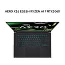 GIGABYTE AERO X16 EG61H RYZEN AI 7 350 RTX5060 8GB/ 16GB 1TB W11+OHS 16.0WQXGA 165HZ 100SRGB RGB 2Y+2ADP GRAY - Image 1