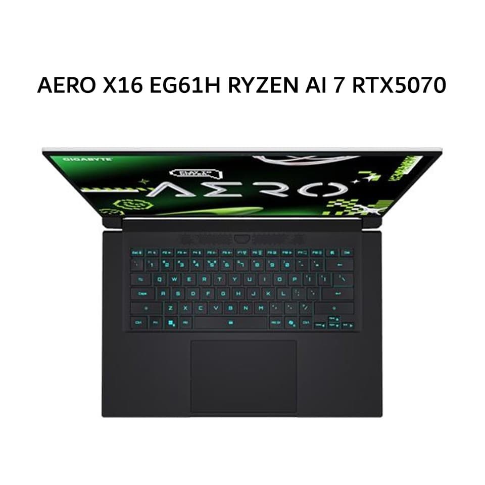 GIGABYTE AERO X16 EG61H RYZEN AI 7 350 RTX5070 8GB/ 16GB 1TB W11+OHS 16.0WQXGA 165HZ 100SRGB RGB 2Y+2ADP WHITE