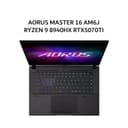 GIGABYTE AORUS MASTER 16 AM6J RYZEN 9 8940HX RTX5070TI 12GB/ 32GB 1TB W11+OHS 16.0WQXGA OLED 240HZ 3ZRGB 2Y+2ADP BLK - Image 2