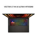 MSI VECTOR 17 HX AI ULTRA 9 275HX RTX5090 24GB/ 32GB 1TB W11+OHS 17.0WQHD 240HZ 100DCIP3 24ZRGB 3Y+ADP GRY -A2XWJG.020 - Image 1
