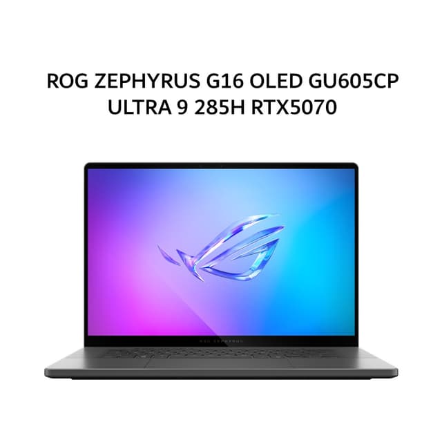 ASUS ROG ZEPHYRUS G16 OLED GU605CP ULTRA 9 285H RTX5070 8GB/ 32GB 1TB W11+OHS+M365B 16.0WQXGA 240HZ (BOX MOU) GRY -I957OL1G-HM