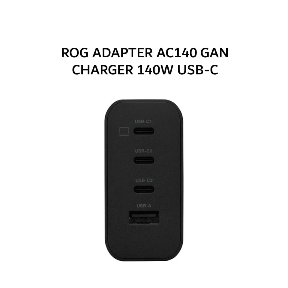 ASUS ROG ADAPTER AC140 GAN CHARGER 140W USB-C