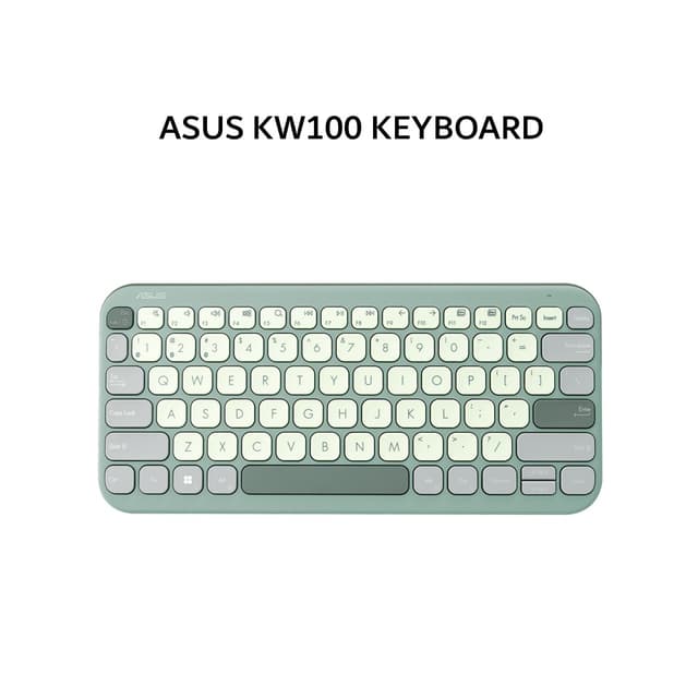ASUS KW100 KEYBOARD GREEN