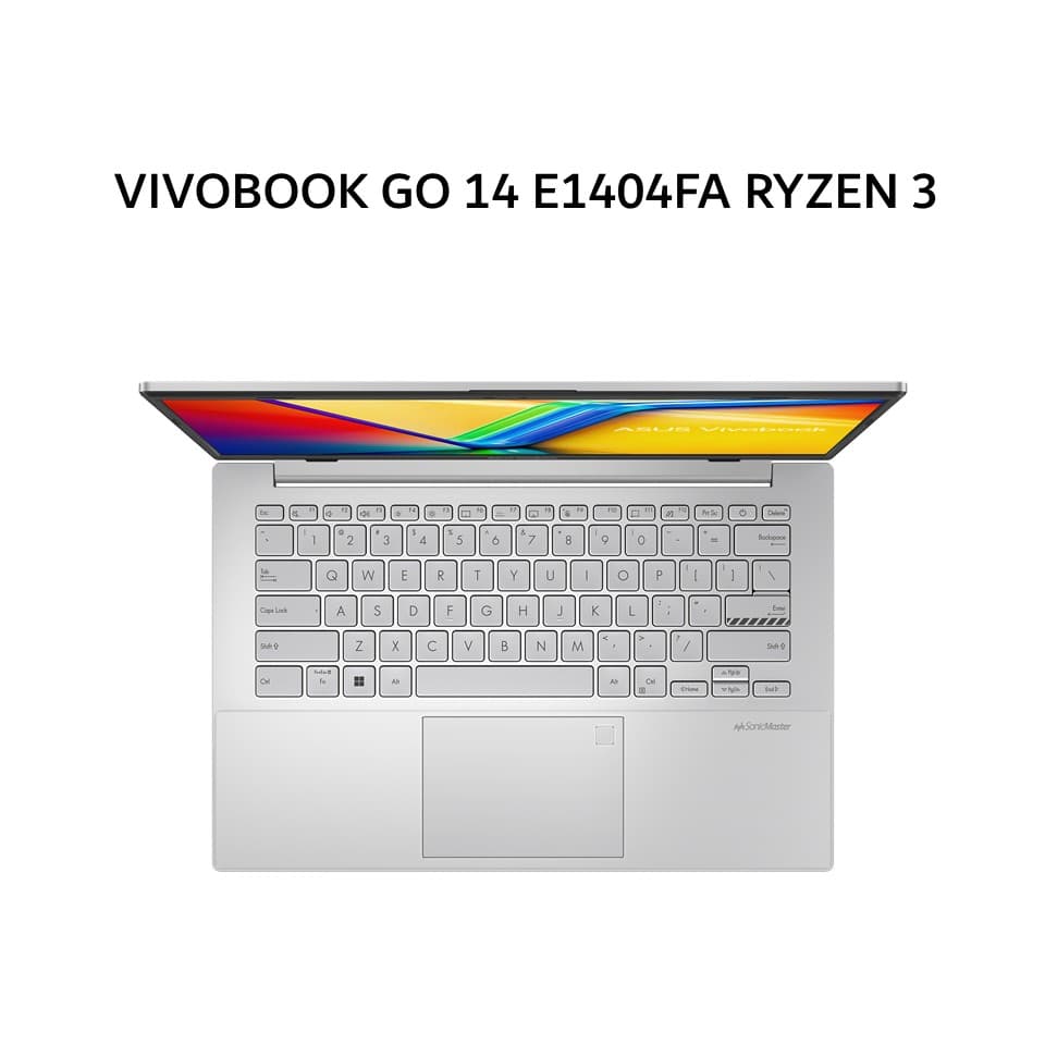 ASUS VIVOBOOK GO 14 E1404FA RYZEN 3 30 8GB 256GB W11+OHS+M365B 14.0FHD VIPS SLV -VIPS3826M