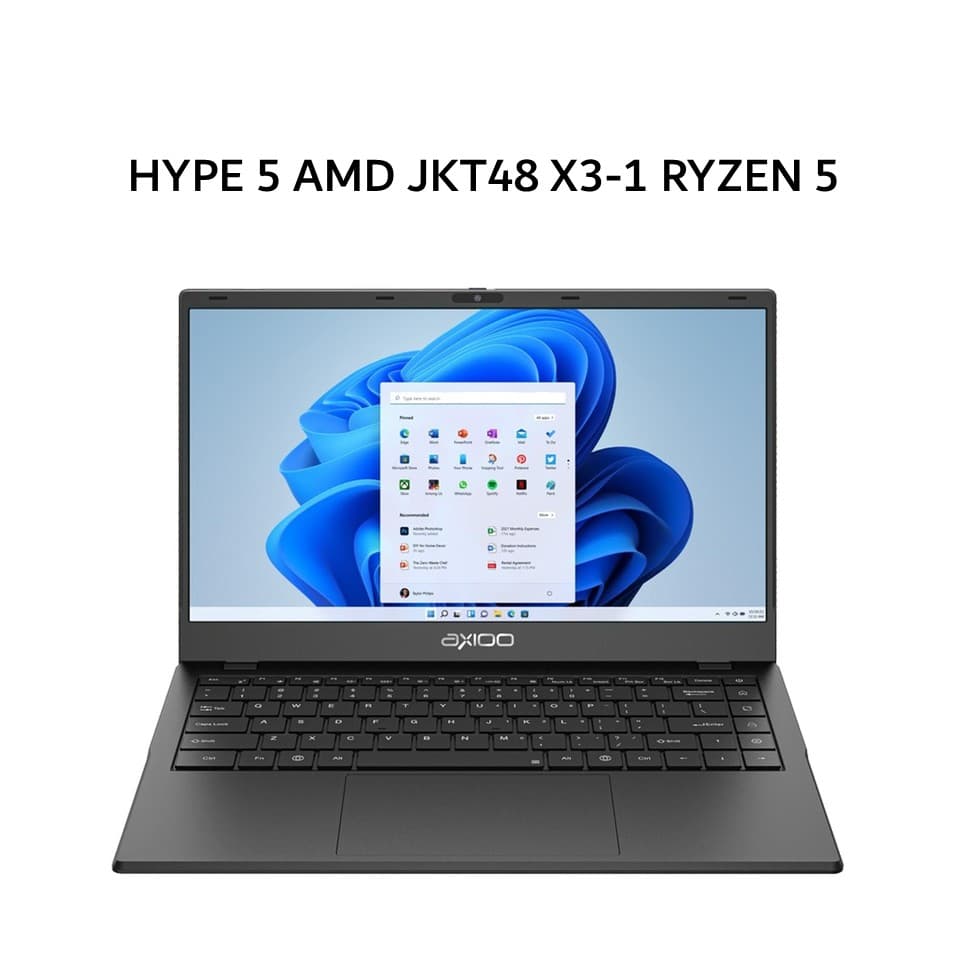 AXIOO HYPE 5 AMD JKT48 X3-1 RYZEN 5 3501 8GB 256GB DOS 14.0FHD IPS BLIT 1Y+3ADP GRY