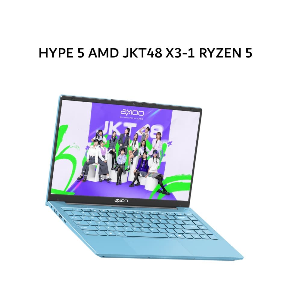 AXIOO HYPE 5 AMD JKT48 X3-1 LOLLIPOP RYZEN 5 3501 8GB 256GB W11 14.0FHD IPS BLIT BLU