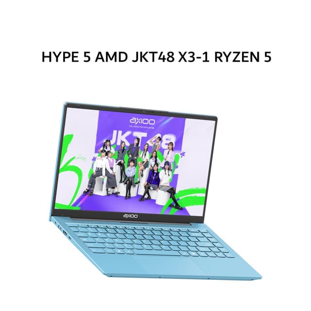 AXIOO HYPE 5 AMD JKT48 X3-1 LOLLIPOP RYZEN 5 3501 8GB 256GB W11 14.0FHD IPS BLIT BLU