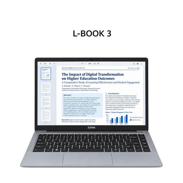 ZYREX L-BOOK 3 ATHLON GOLD 3150C 8GB 128GB W11 14.0FHD 1Y GRY