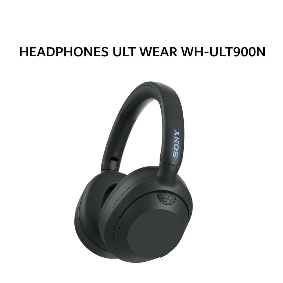 SONY ULT WEAR WH-ULT900N / WH ULT900N BLUETOOTH HEADPHONES ANC - BLACK
