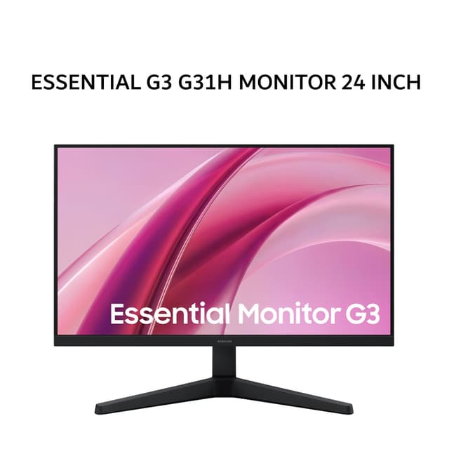 SAMSUNG MONITOR 24 INCH ESSENTIAL G3 G31H IPS FHD 1080P 1MS 144HZ HDMI+DP TILT 1Y PART + 3Y SERVICE - LS24HG310EEXXD