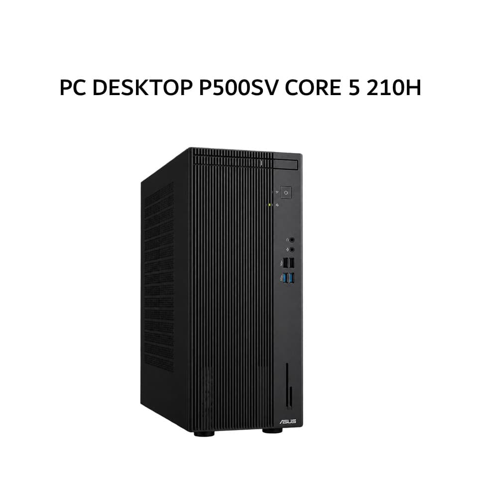 ASUS PC DESKTOP P500SV CORE 5 210H 8GB 512GB W11+OHS 2Y ONSITE (1YADP) GRY -5850182WS +LED 21.5