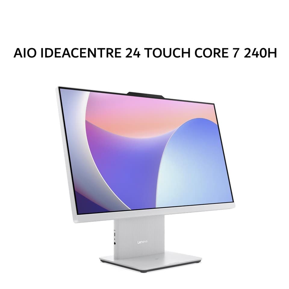 LENOVO AIO IDEACENTRE 24 TOUCH CORE 7 240H 8GB 1TB W11+OHS+M365 23.8FHD IPS 3Y CLOUD GREY -T9ID